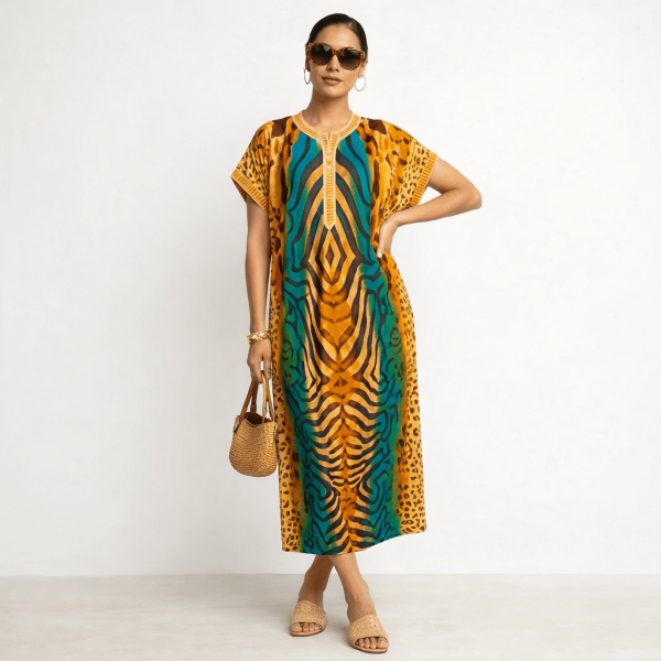 Love Shara Gown | Stylish Adire Maxi Dress UK