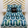 Green Weave King Size Bedsheet