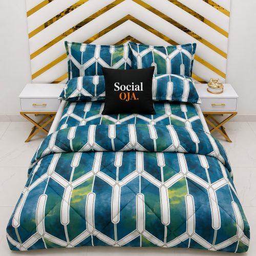 424a30fa-23aa-4cb2-951b-3da8a3019017.jpeg Green Weave King Size Bedsheet