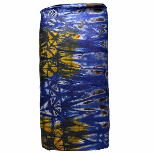 6ce23501-b01c-4829-96fb-4c326be5cdd3.jpeg Weave Adire Fabric 100% Cotton Hand Dyed African Textile |Purple Abstract Tie Dye Cloth | 5 Yards