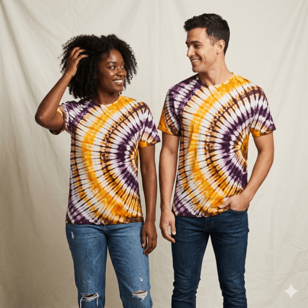 Tie and Dye Cotton T-Shirt