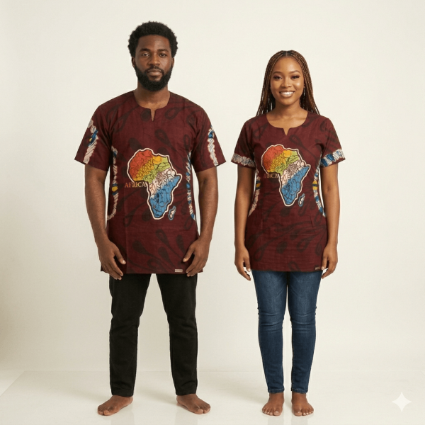 Dashiki Shirt / Dashiki Dress - African print top – Unisex