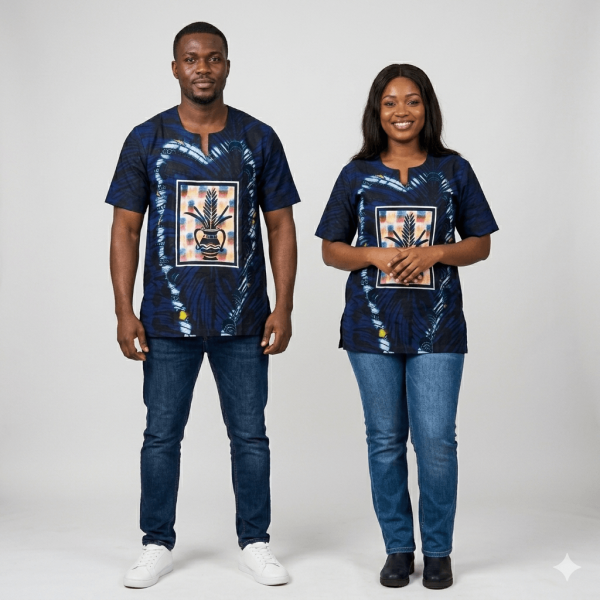 Dashiki Shirt / Dashiki Dress - African print top – Unisex