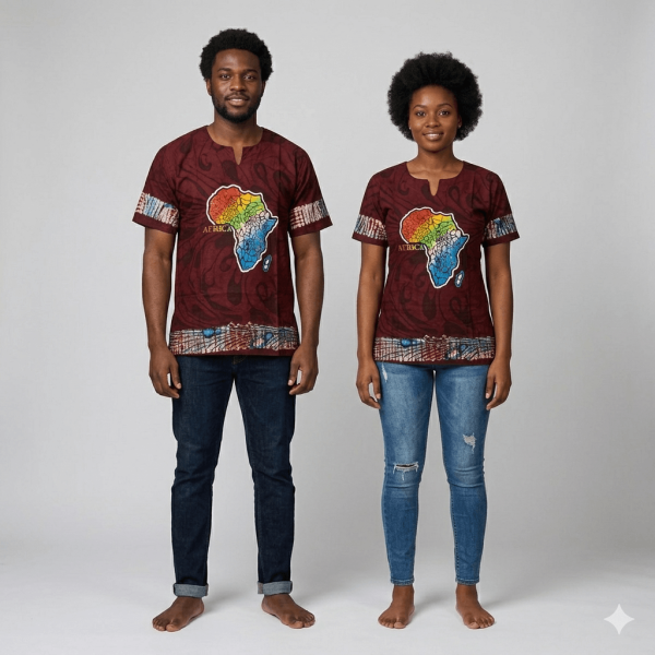 Dashiki Shirt / Dashiki Dress - African print top – Unisex