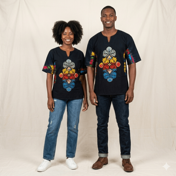 Dashiki Shirt or Dress - African print top - Unisex