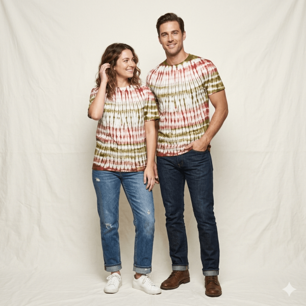 Tie and Dye Cotton T-Shirt