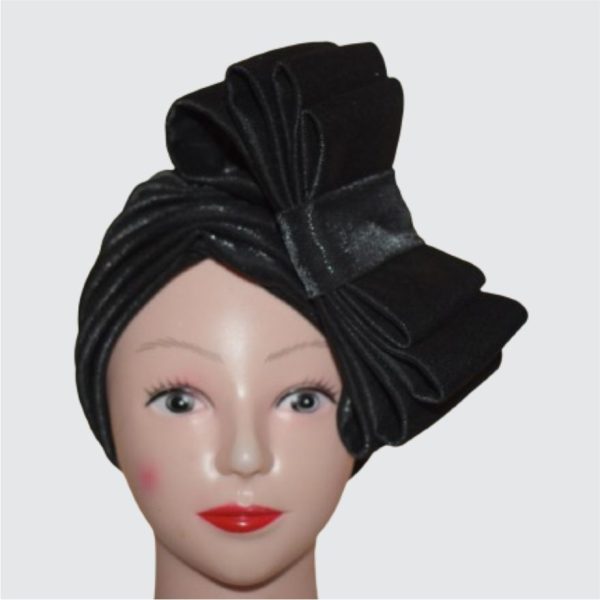 Turban Hat - BLACK