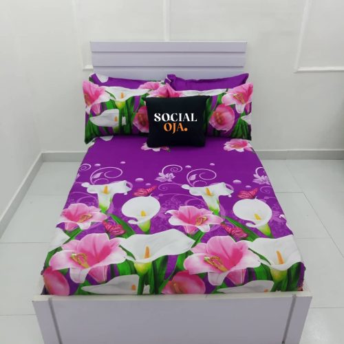 WhatsApp-Image-2022-07-23-at-10.16.06-AM.jpg Purple Floral Flat Bedsheet with Pillowcases