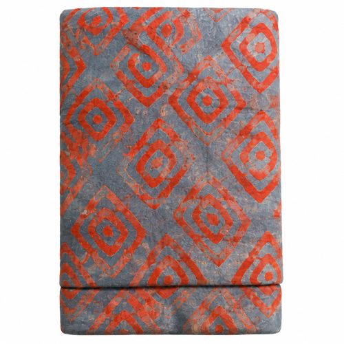 a932c846-46a9-486a-9659-a429e2c7b6fd.jpeg Diamond Adire Fabric – 100% Cotton Hand-Dyed African Textile, Burgundy Grey Abstract Tie Dye Cloth (5 Yards)