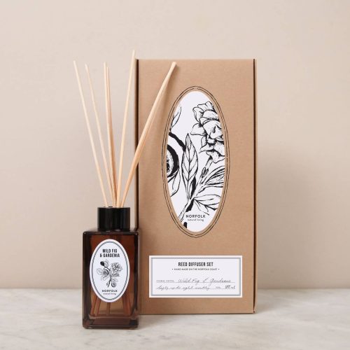adc77dc9-2967-48bb-b6c3-e676882cc70b.jpeg Wild Fig & Gardenia Reed Diffuser Set 100ml