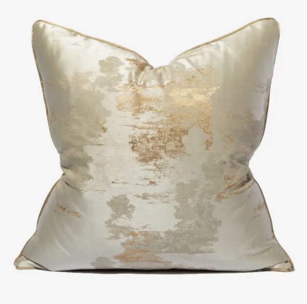 Gold Designer Cushion Cover