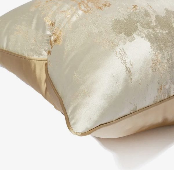 Gold Designer Cushion Cover