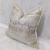 INCA Cream/Gold Cushion Cover Pipped 18x18