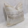 INCA Cream/Gold Cushion Cover Pipped 18x18