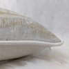 INCA Cream/Gold Cushion Cover Pipped 18x18