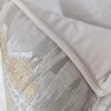 INCA Cream/Gold Cushion Cover Pipped 18x18