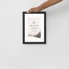 Matte Paper Framed Poster With Mat