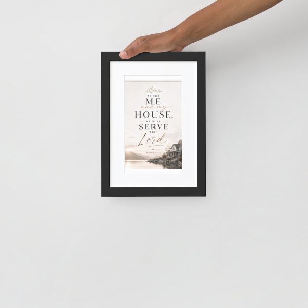 Matte Paper Framed Poster With Mat