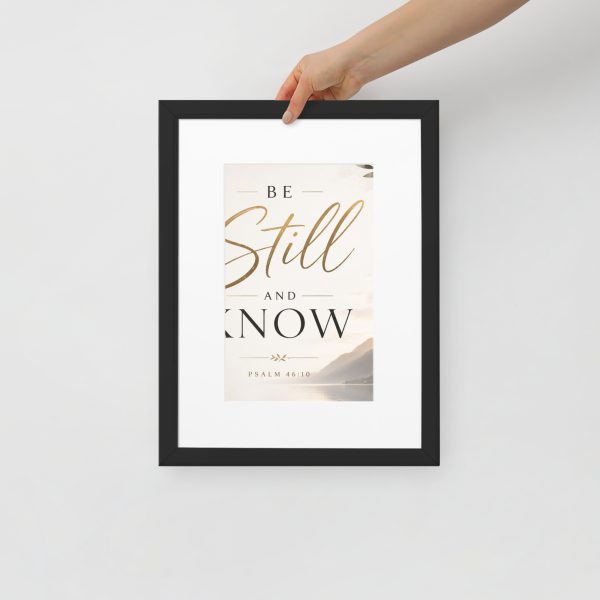 Matte Paper Framed Poster With Mat