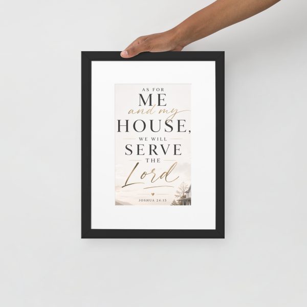 Matte Paper Framed Poster With Mat
