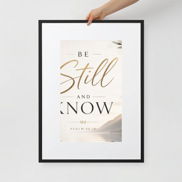 Matte Paper Framed Poster With Mat