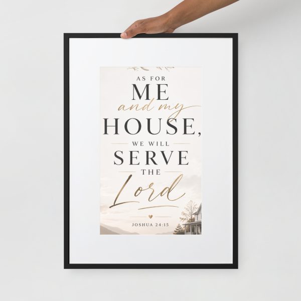 Matte Paper Framed Poster With Mat