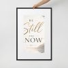 Matte Paper Framed Poster With Mat