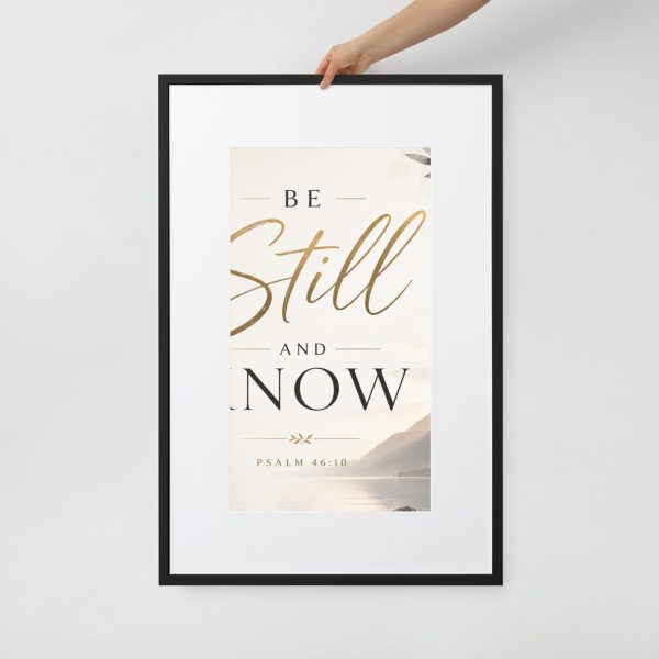 Matte Paper Framed Poster With Mat