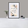 Matte Paper Framed Poster With Mat