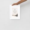 Matte Paper Framed Poster With Mat