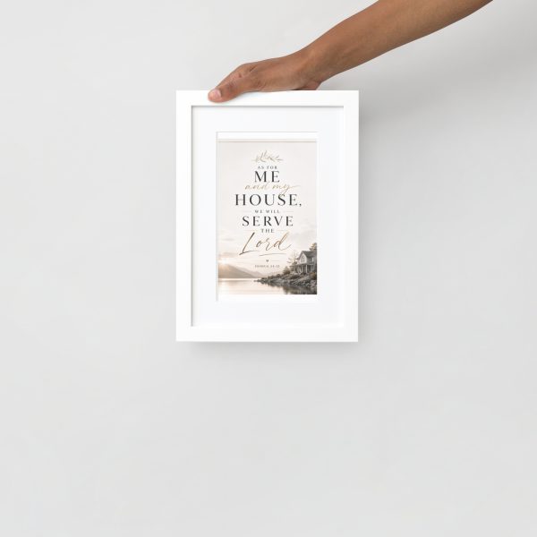 Matte Paper Framed Poster With Mat