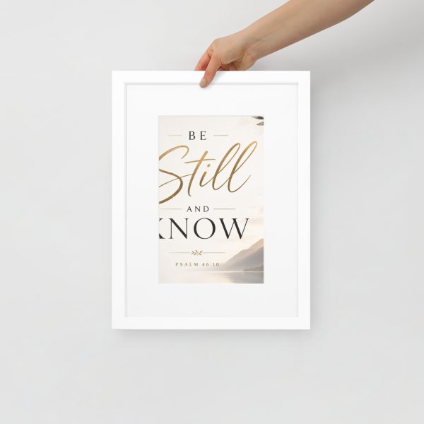 Matte Paper Framed Poster With Mat