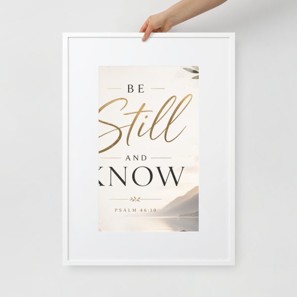 Matte Paper Framed Poster With Mat