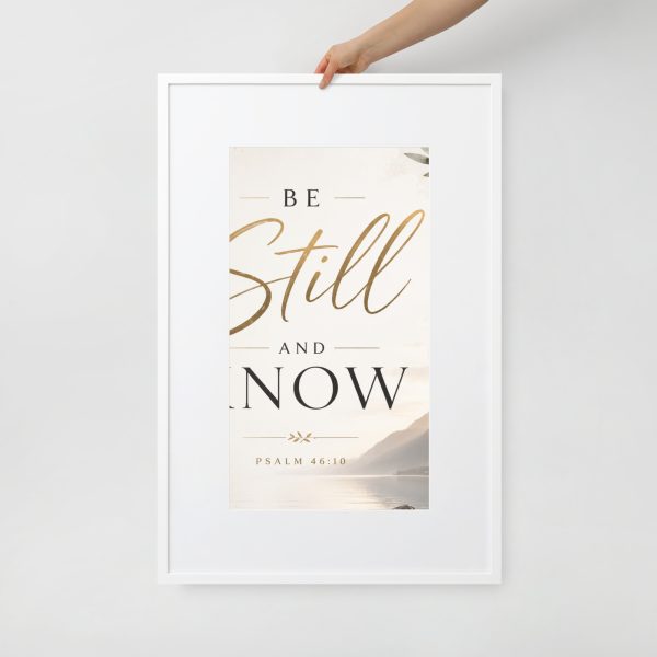 Matte Paper Framed Poster With Mat