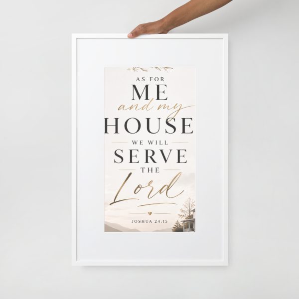 Matte Paper Framed Poster With Mat