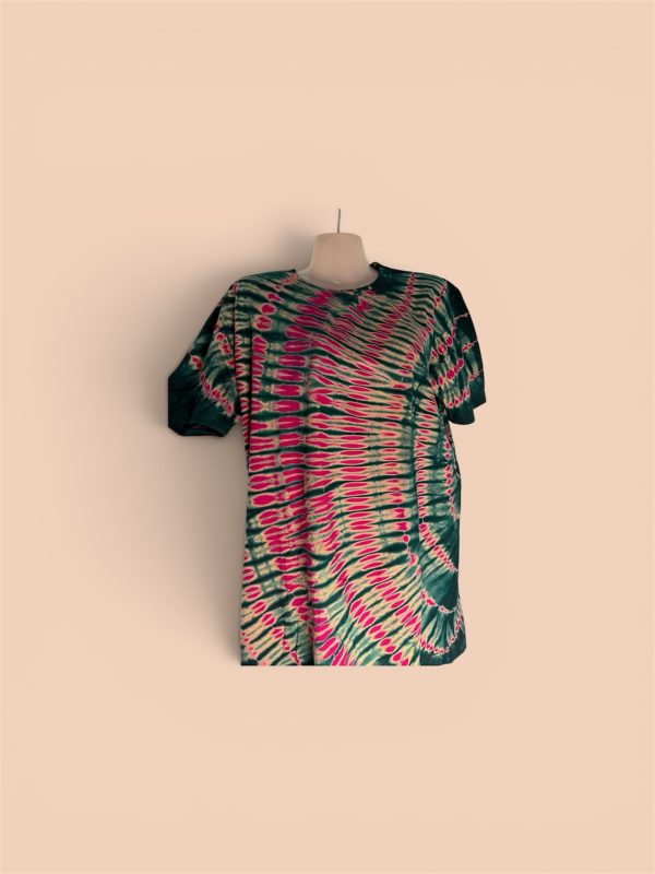 Tie and Dye Cotton T-shirt XL