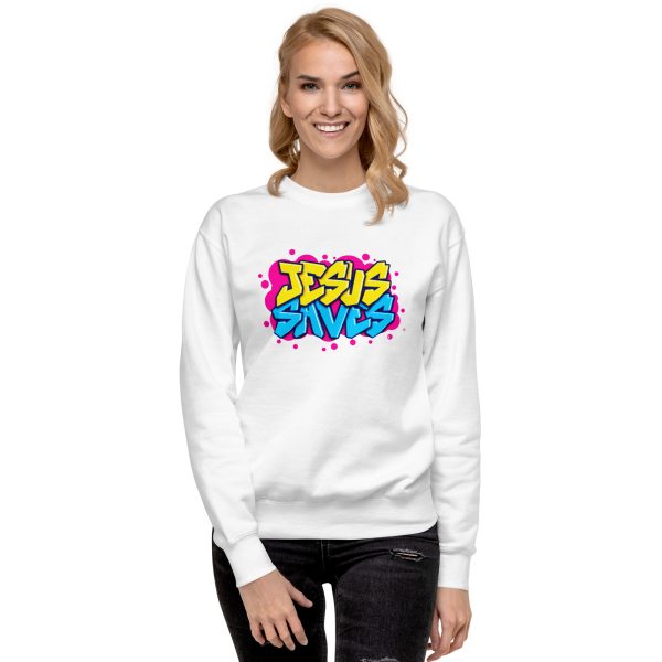 Jesus Saves Unisex Premium Sweatshirt