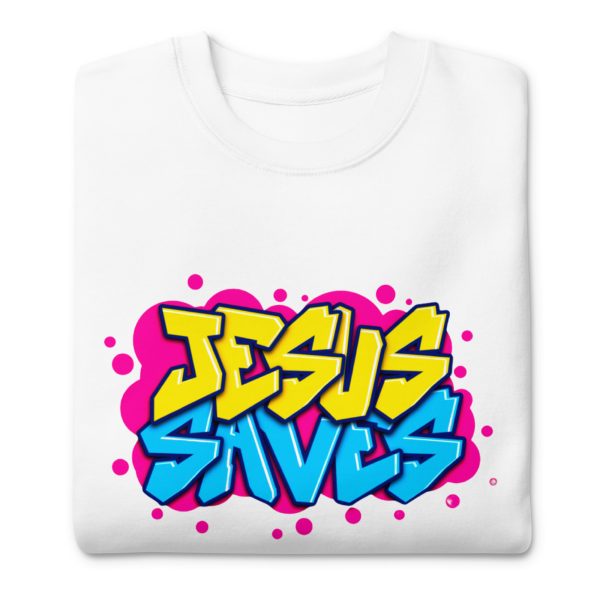 Jesus Saves Unisex Premium Sweatshirt
